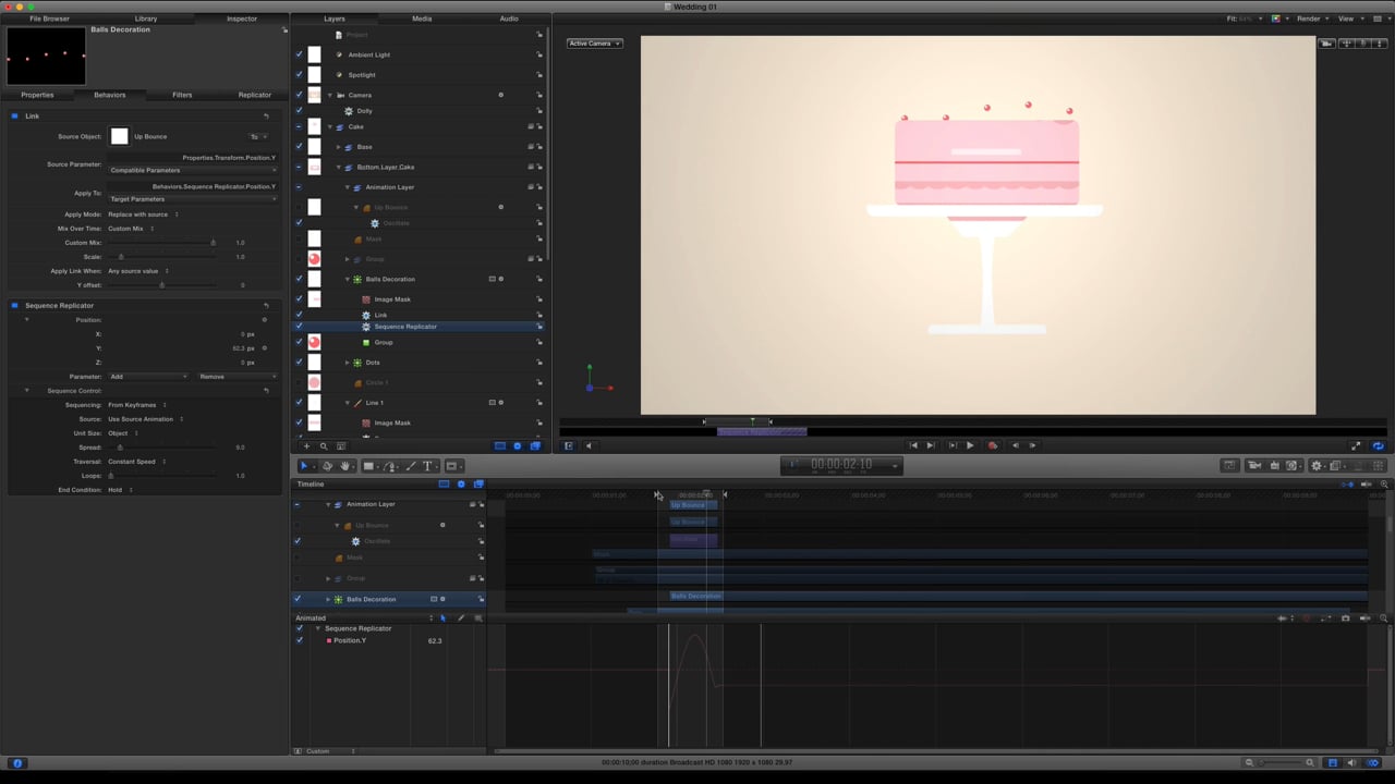 How I made a Cake Animation in Motion Overview Video | Motion Master Templates | How I made a Cake Animation in Motion - Overview | Animation Templates for Apple’s Final Cut & Motion Software