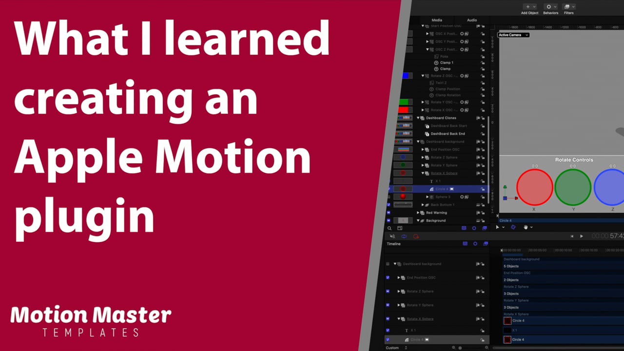 What I learned creating an Apple Motion plugin Fluid Camera Moves | Motion Master Templates | What I learned creating an Apple Motion plugin - Fluid Camera Moves | Animation Templates for Apple’s Final Cut & Motion Software