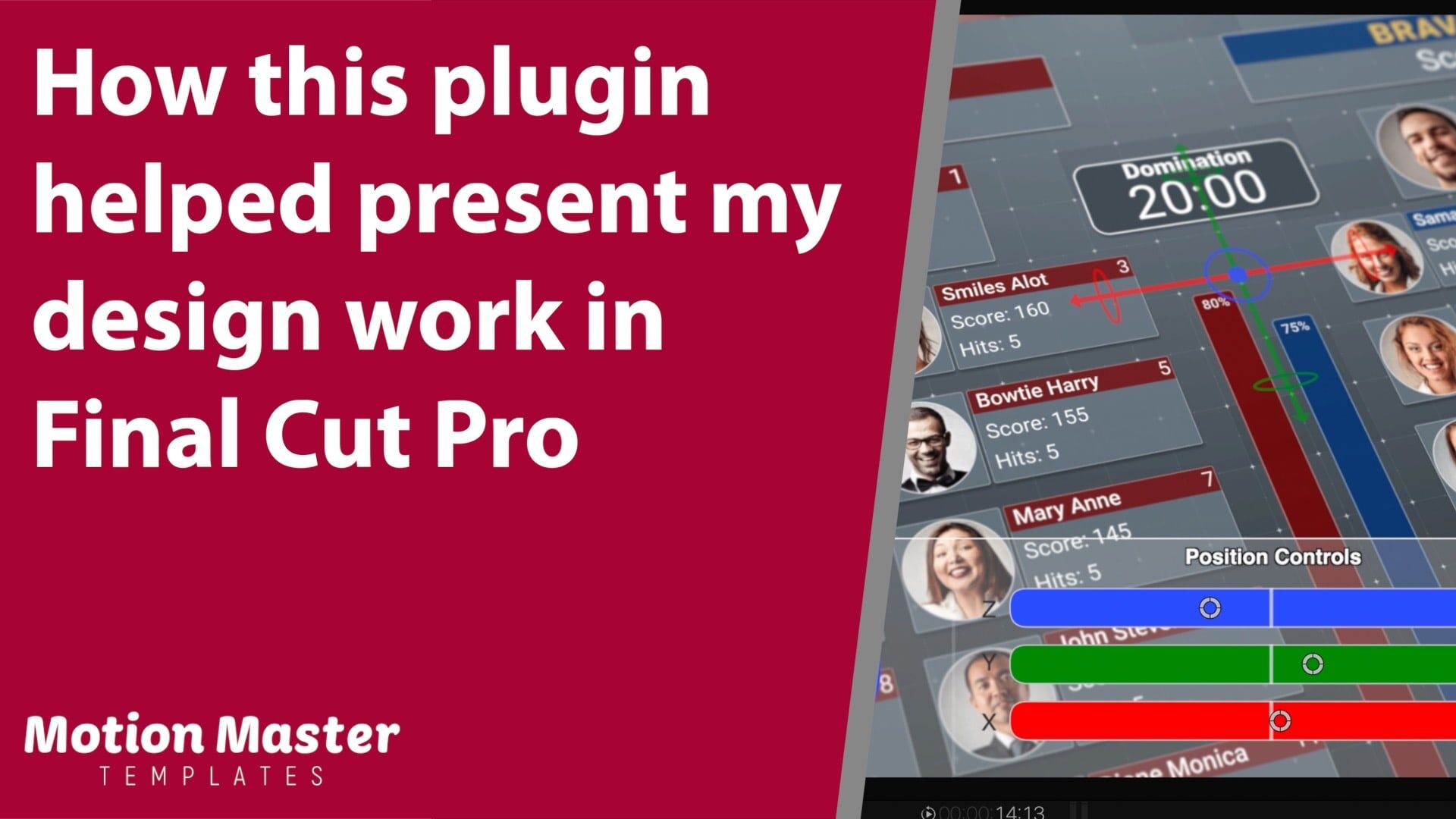 How this plugin helped present my design work | Motion Master Templates | How this plugin helped present my design work | Animation Templates for Apple’s Final Cut & Motion Software