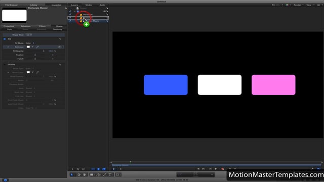 quickly copy properties in motio | Motion Master Templates | Quickly copy properties in Motion | Animation Templates for Apple’s Final Cut & Motion Software