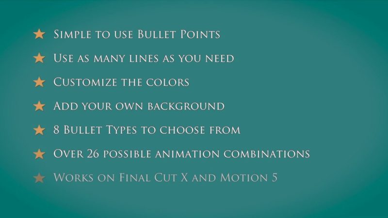 Bullet Points